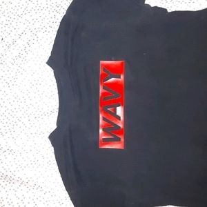 Short sleeve black t shirt